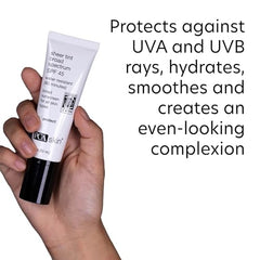 PCA SKIN Sheer Tinted Sunscreen being applied to the face for coverage