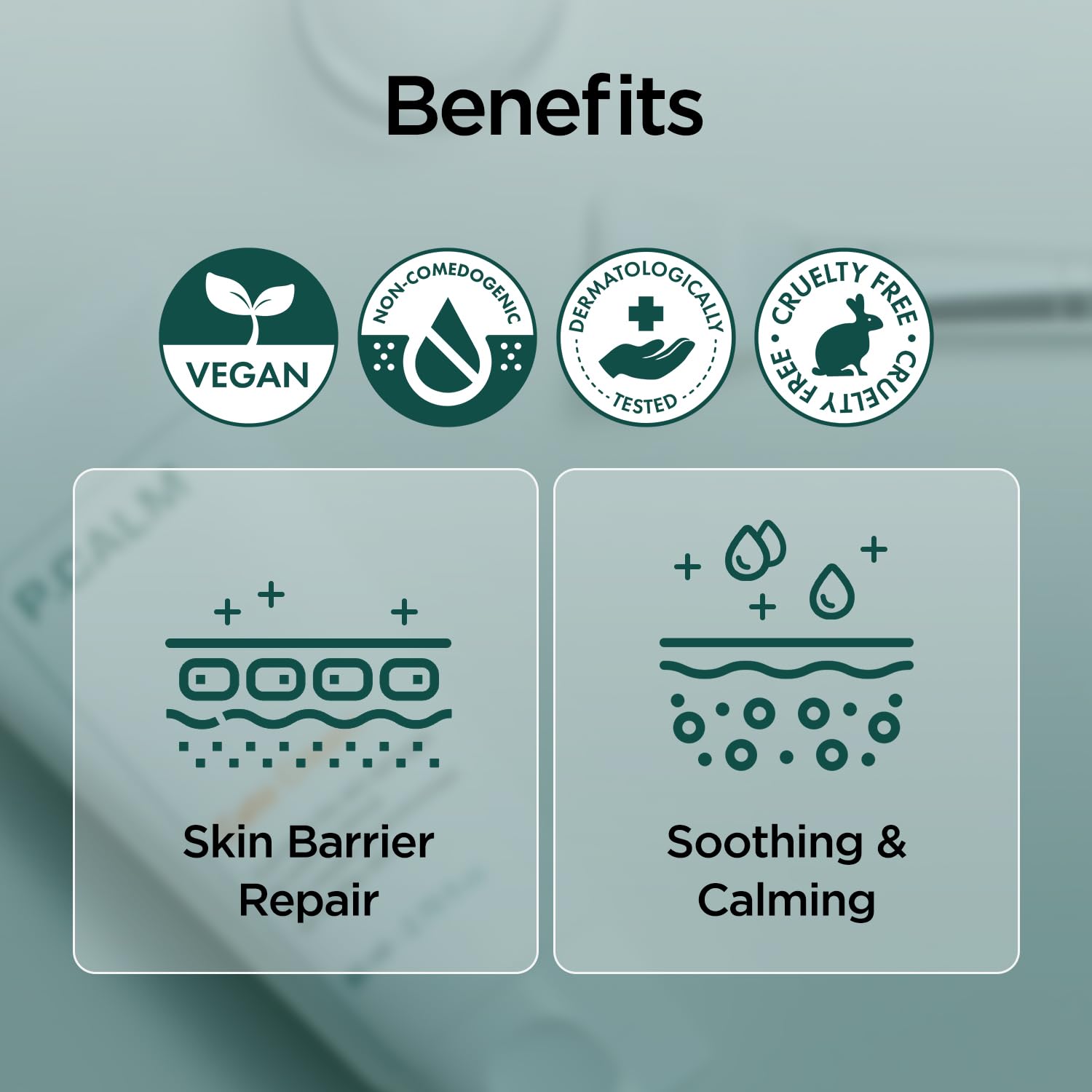 PCALM Cato Cream vegan certified label emphasizes clean beauty ethics