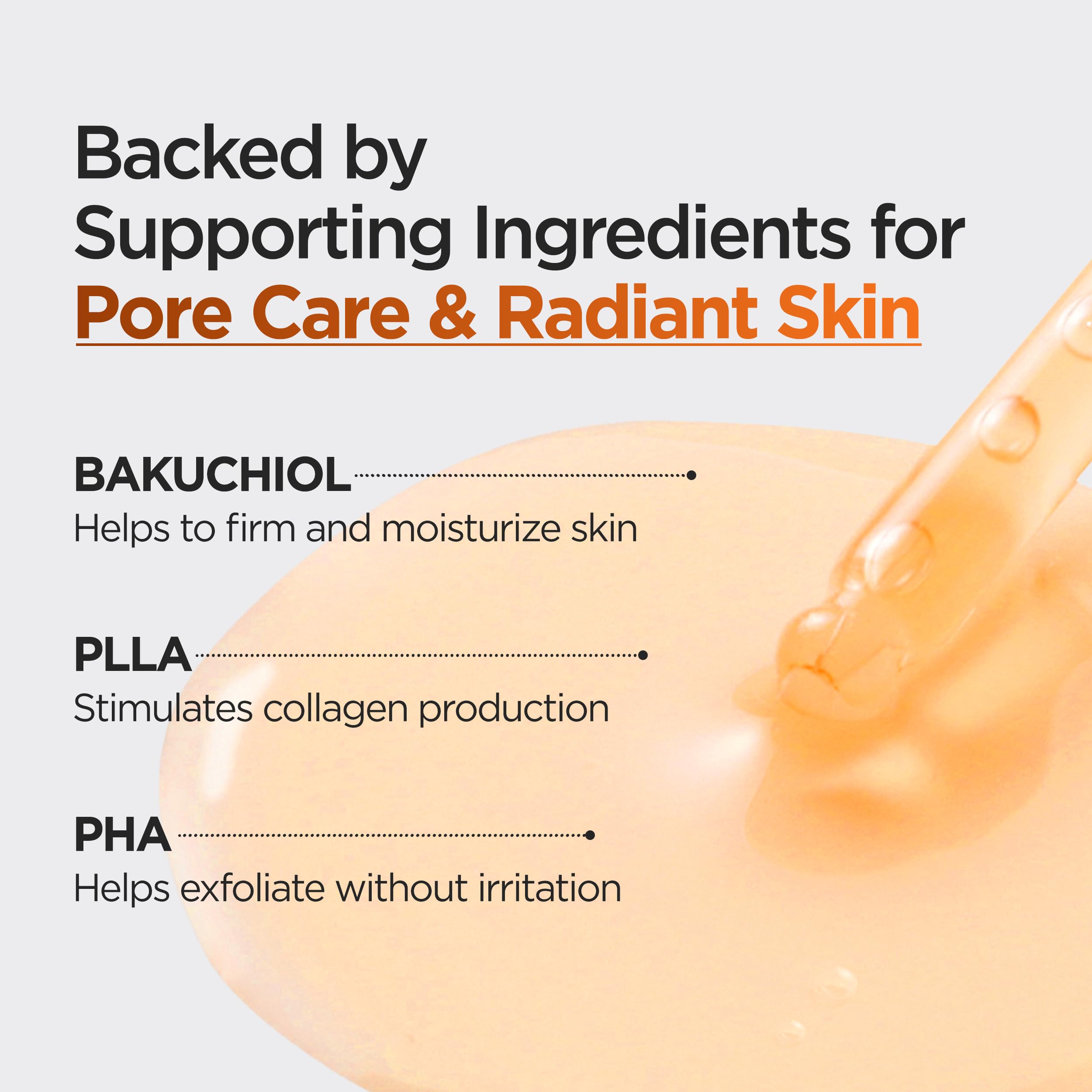 P.CALM Retinolagen Ampoule vegan-collagen-molecule delivers elasticity boost for firmer appearance.