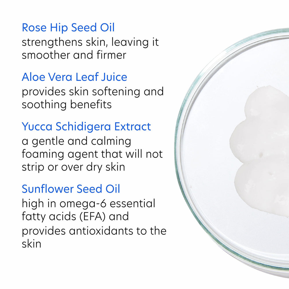 PCA SKIN Sunflower Seed Oil antioxidant blend protects while you wash.
