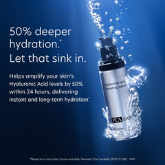 PCA SKIN Hyaluronic Acid Serum apply-on-face demonstrates daily nourishing routine.