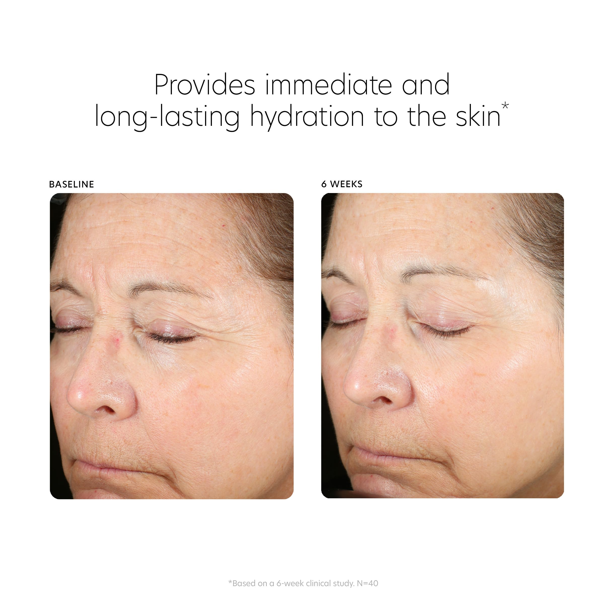 PCA SKIN Hyaluronic Acid Serum texture closeup shows lightweight hydrating gel.