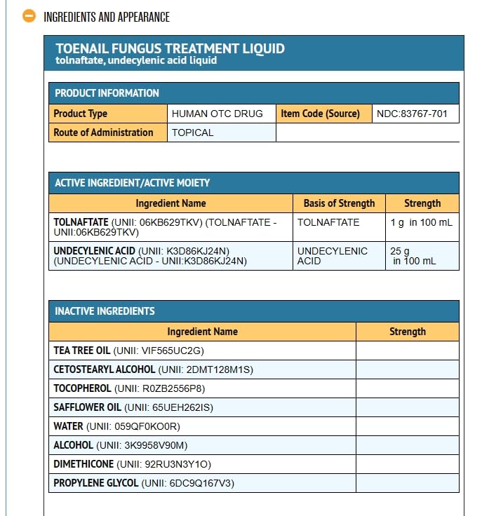 PDAM 60ml nail fungus treatment package—compact bottle for home use.