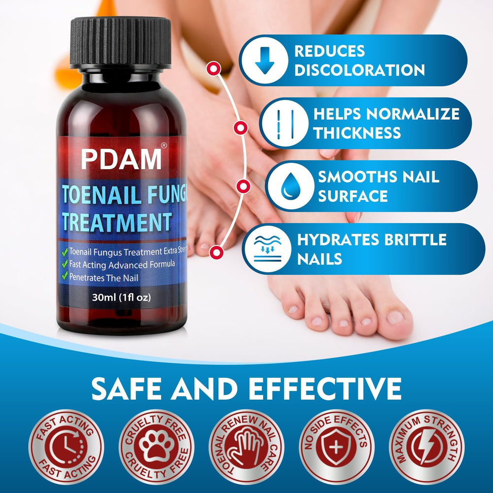 PDAM brand clinical verification seal—conveys tested quality and safety.