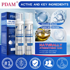 Pdam Minoxidil foam non-greasy-absorption delivers a clean feel after application.