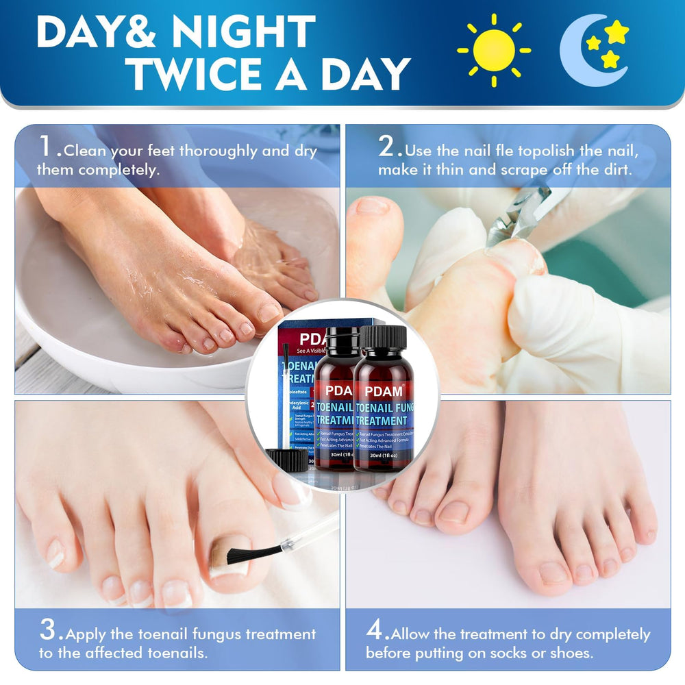 PDAM quick-drying formula—dries fast without disrupting daily activities.