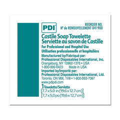 PDI Castile Soap Towelette facial wipe delivers gentle daily cleansing.