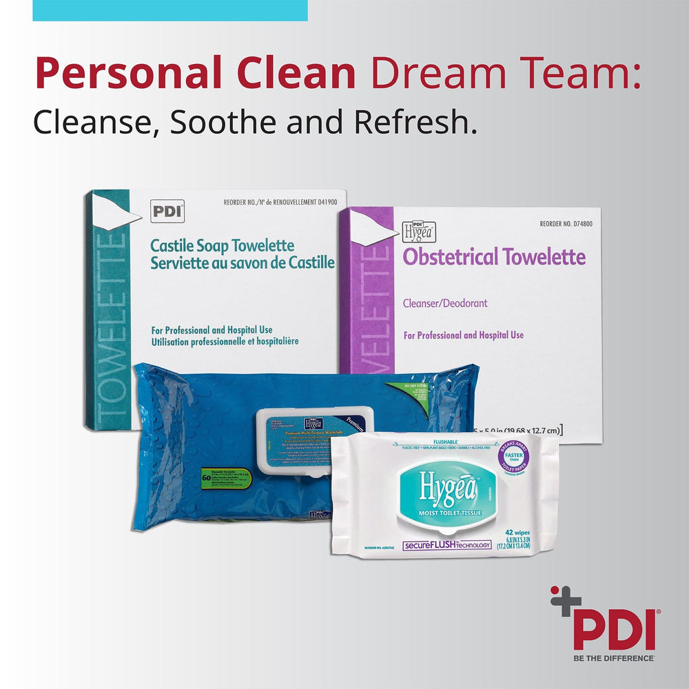 PDI Castile Soap Towelette travel-use captures an ideal companion for hygienic cleansing on the road.