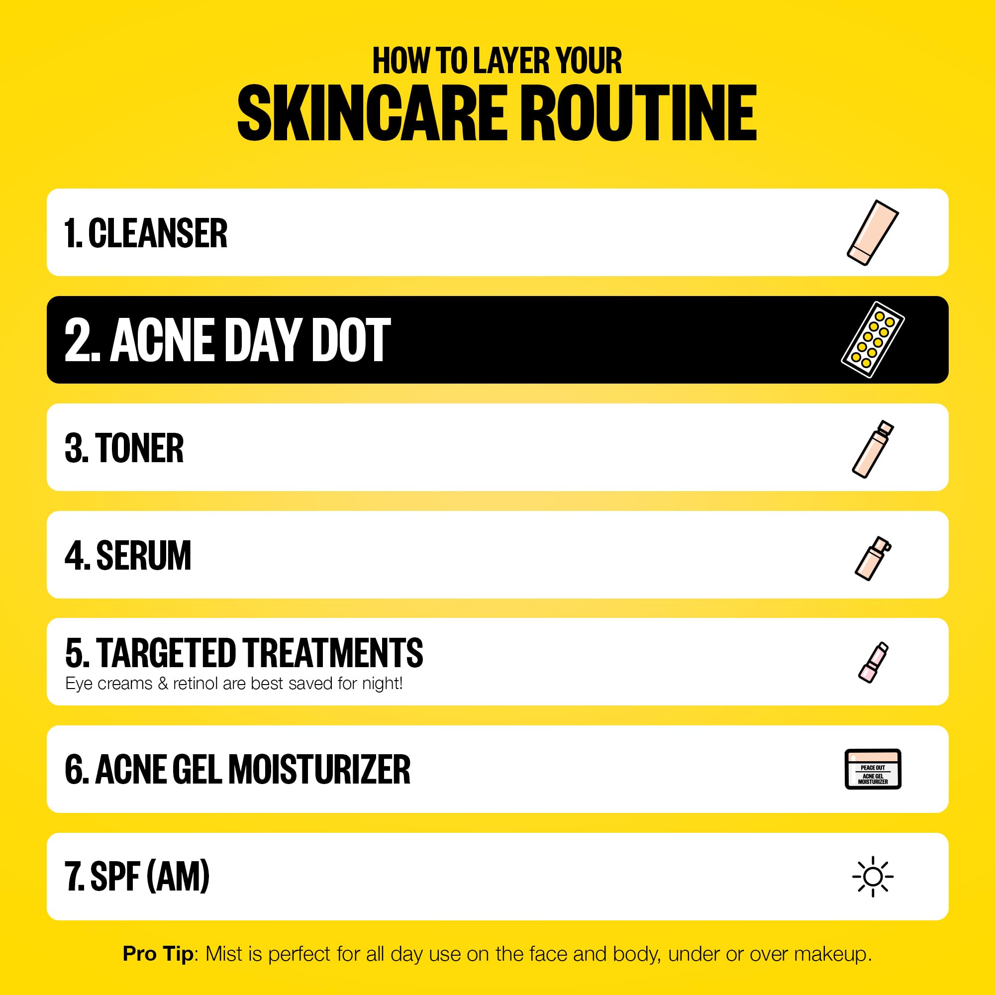 Peace Out Acne Day Dot aloe vera calming ingredient emphasis