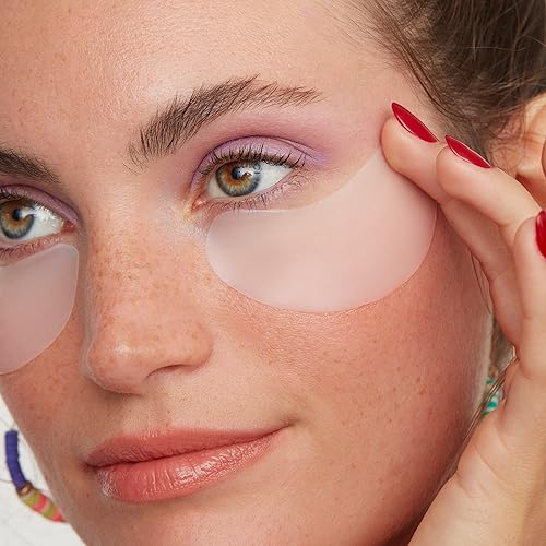 Peace Out Puffy Eyes biocellulose mask close-up highlighting soothing hydration.