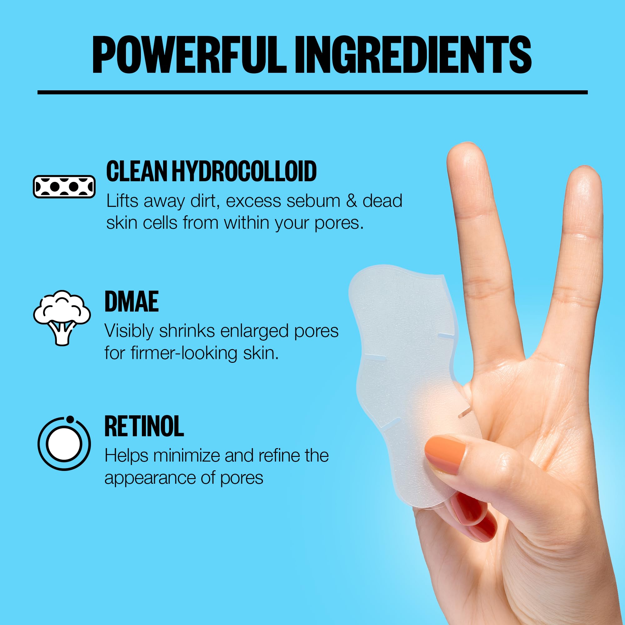 Peace Out Skincare retinol visual highlights vitamin A support for refined pores