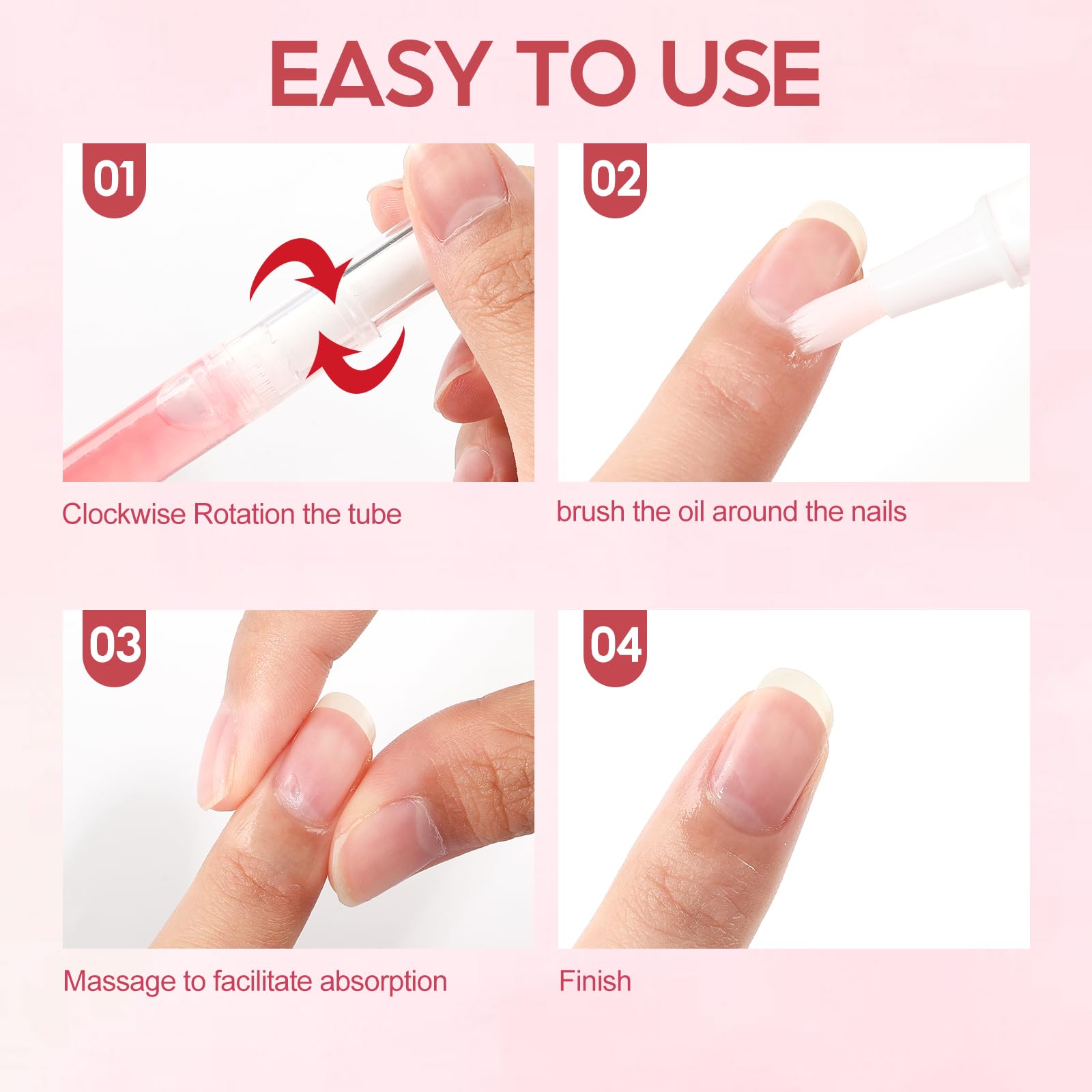 Peacecolor cuticle oil pen is a compact, mess-free solution for base nourishment.