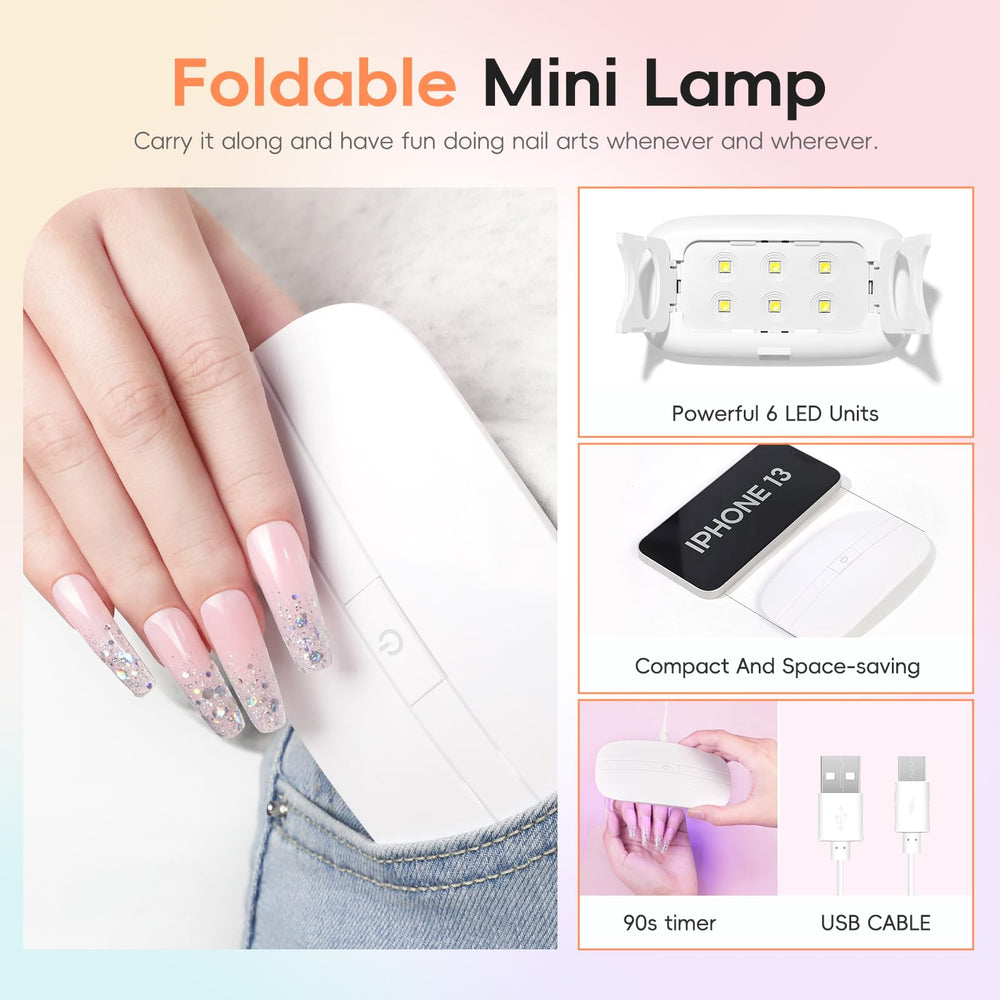 PEACECOLOR nail-art decorations set enhances home salon creativity