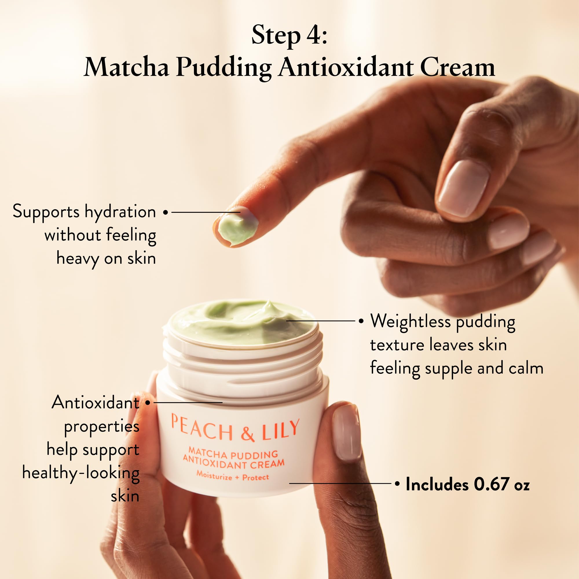 Peach & Lily kit packaging display featuring vegan cruelty-free branding