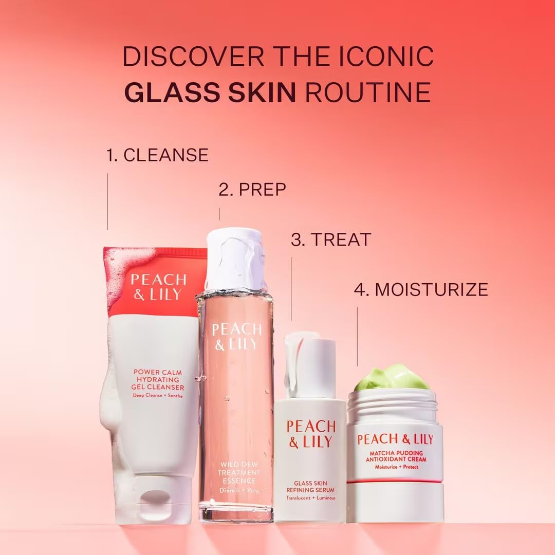 Peach & Lily Wild Dew label close-up highlighting vegan and cruelty-free credentials.
