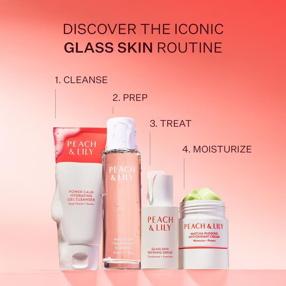Peach & Lily Wild Dew label close-up highlighting vegan and cruelty-free credentials.