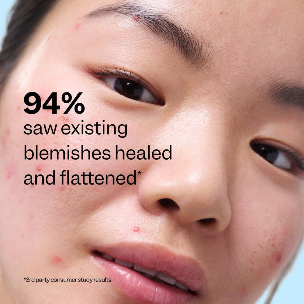 Peach Slices acne toner ingredients graphic features salicylic, lactic, and glycolic acids.