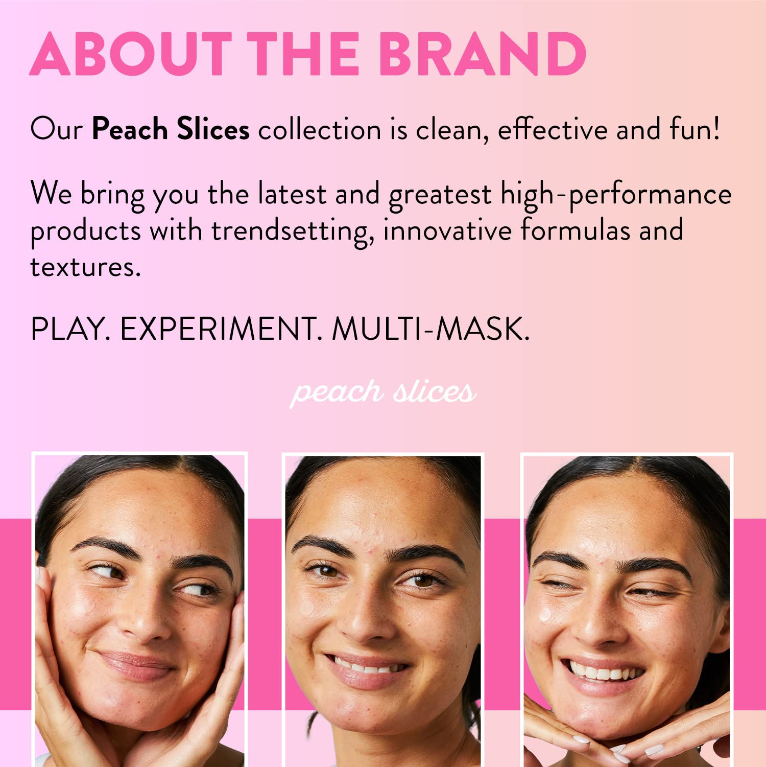 Peach Slices daily routine glow visual suggests easy layering under sunscreen.