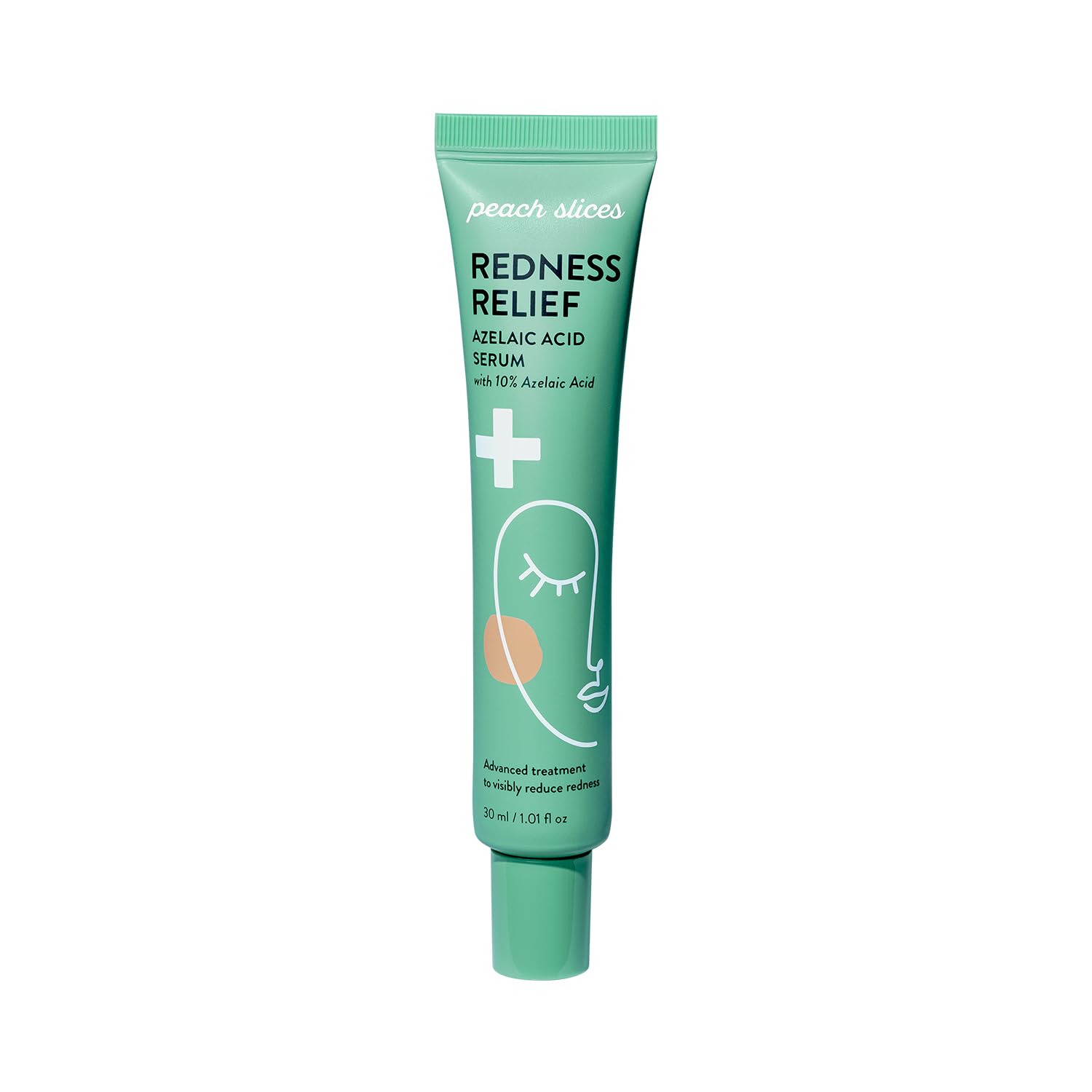 Peach Slices redness-relief-serum-bottle shows lightweight texture for daily use and smoother skin