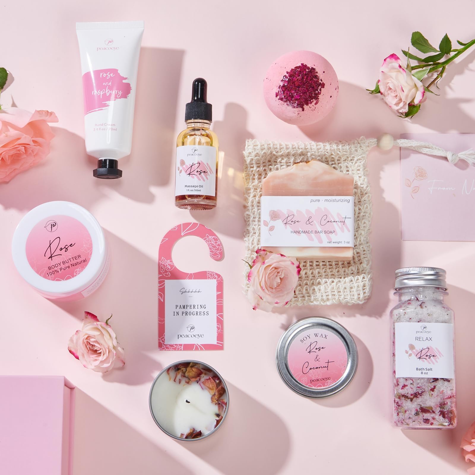 Peacoeye bath salt ball creates fizz for a refreshing, spa-inspired soak.