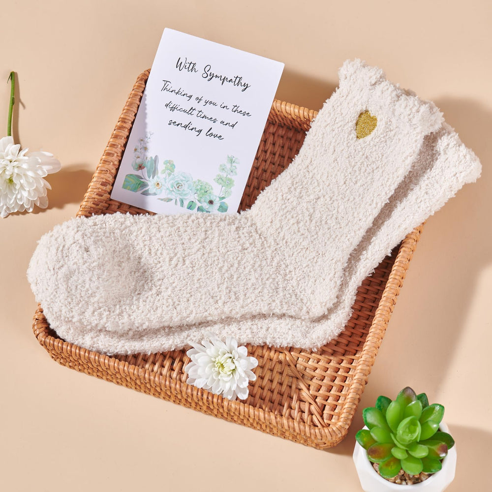 Peacoeye sympathy gift box presenting a complete, thoughtful consolation gift.