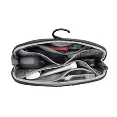 Peak Design Small Wash Pouch magnetic toothbrush pocket for travel-ready hygiene.