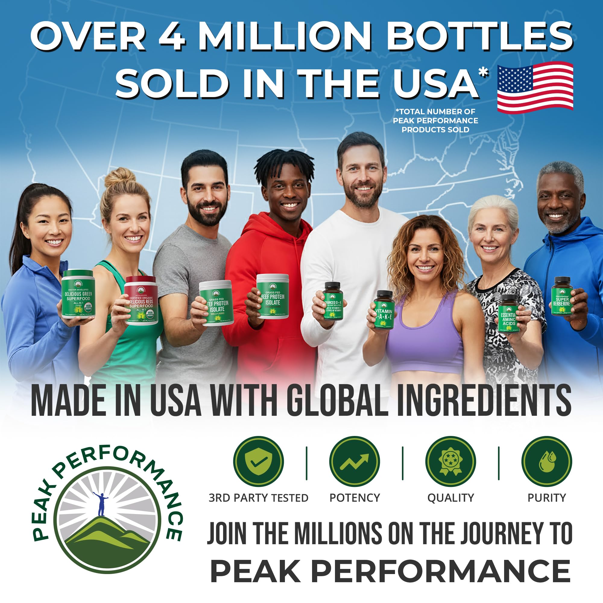 Peak Performance organic aloe juice image—hydrating skin comfort.