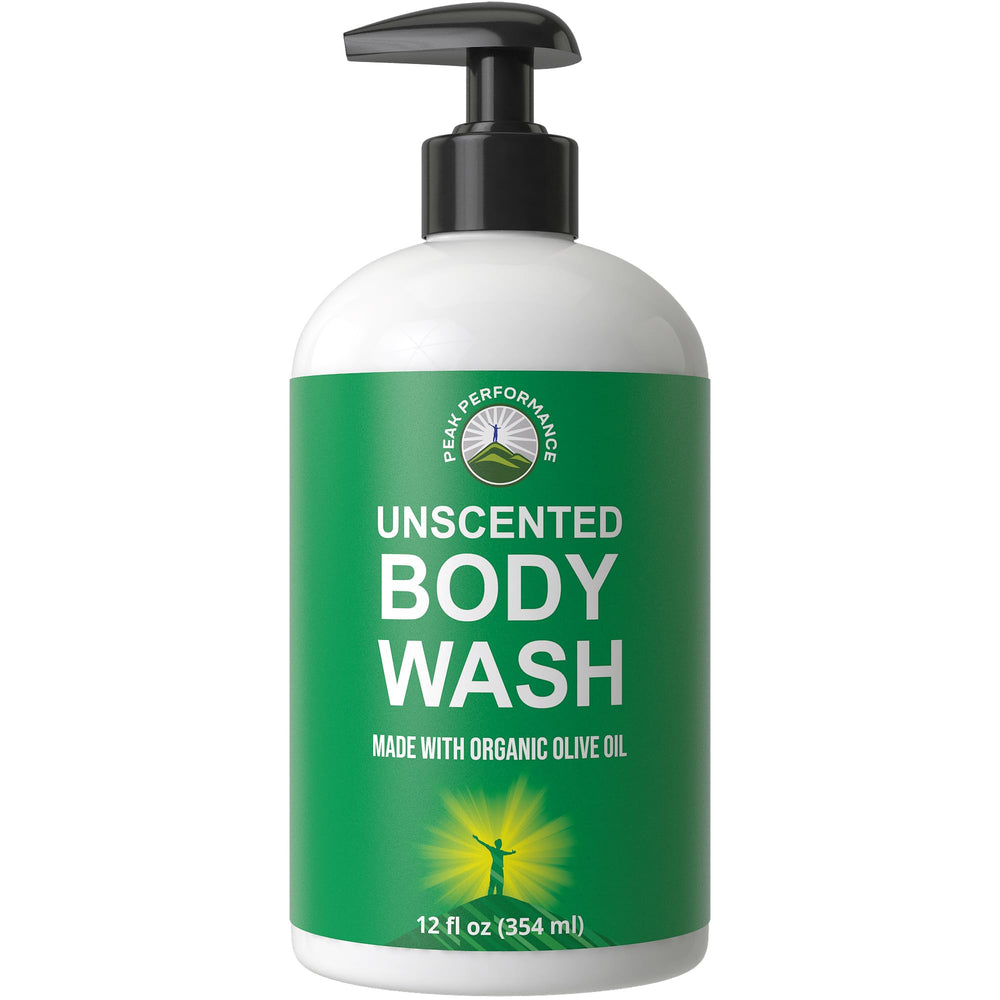 Peak Performance Ultra Pure unscented bottle—gentle cleanse for sensitive skin.