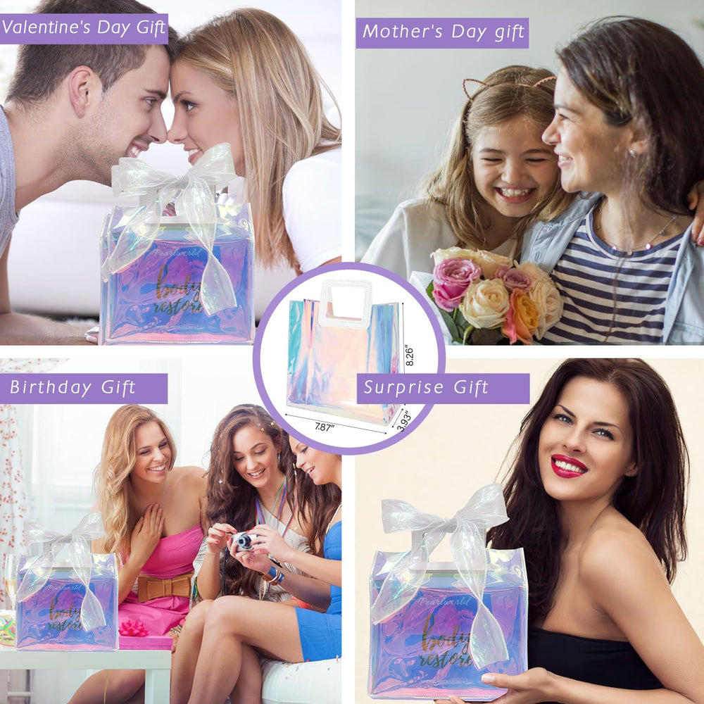 PearlWorld spa kit bath oil silky sheen for hydration ritual.