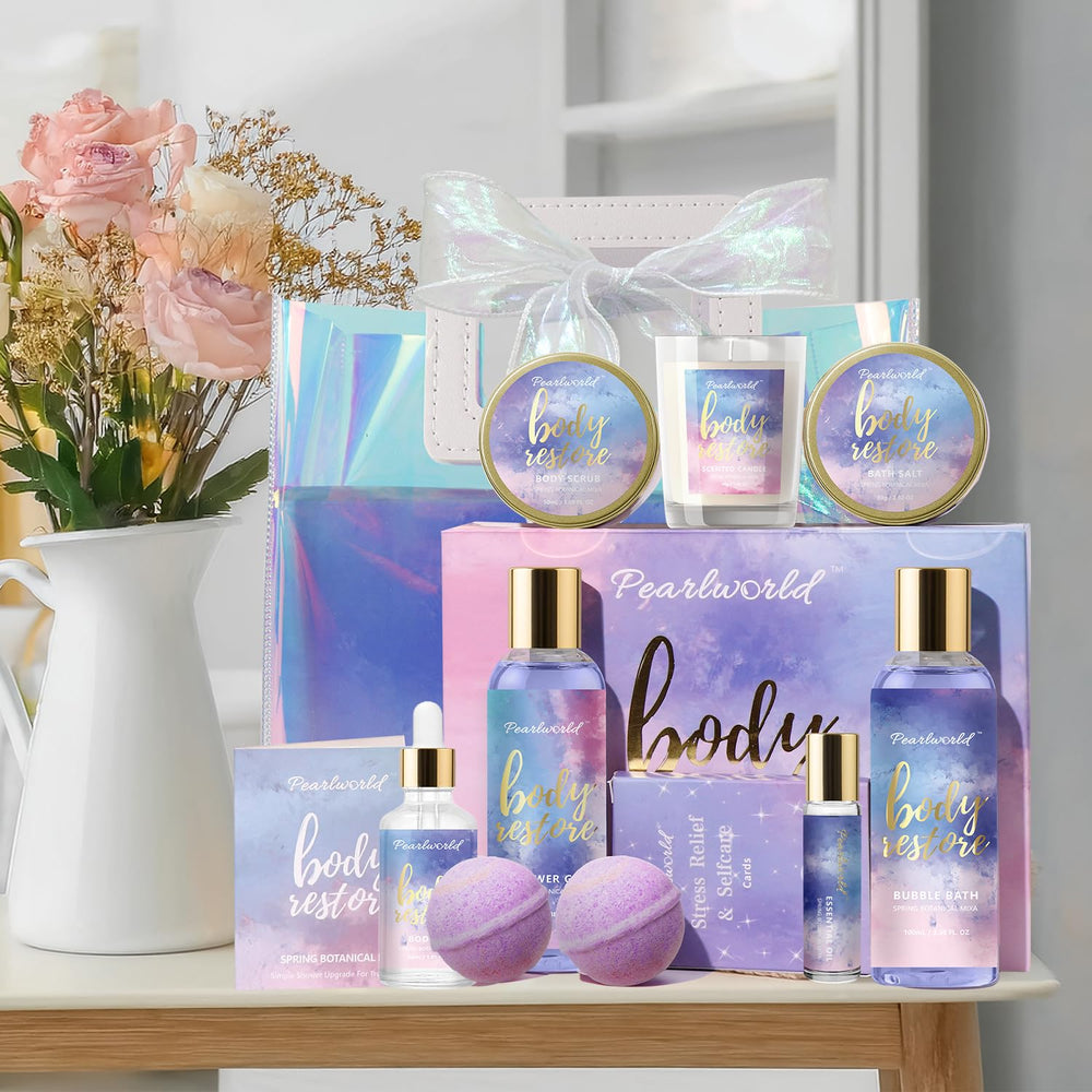 PearlWorld spa kit bubble bath rich foam for indulgent soak.