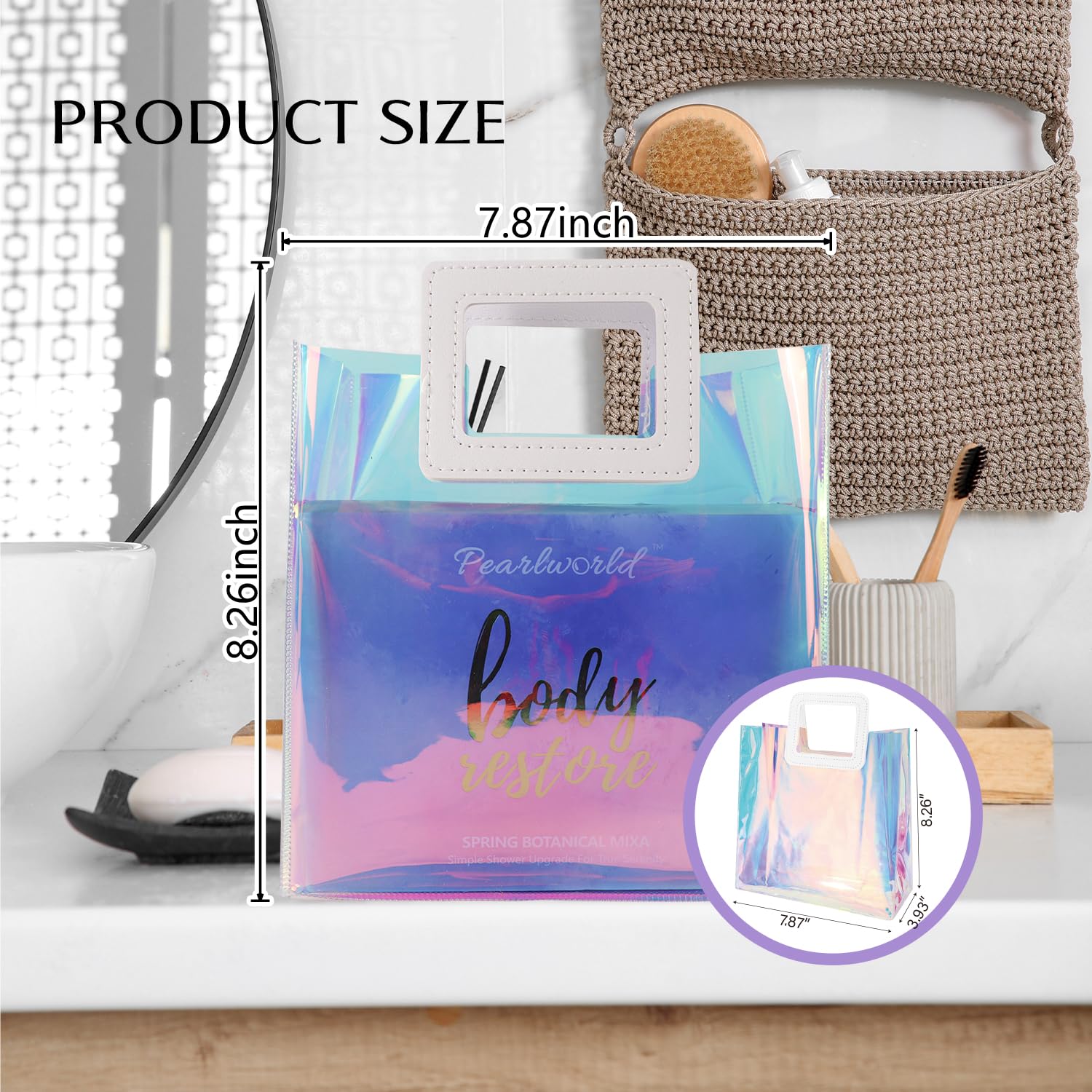 PearlWorld spa kit scented candle warm fragrance enhancing ambiance.