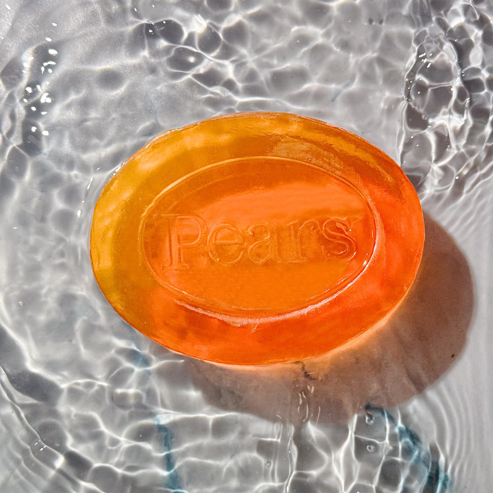 Pears Soap 200-year filtering process image signaling purity and heritage.