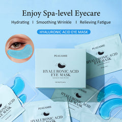 PEAUAMIE eye patches 30 pairs packaging emphasizes hygienic independent sachets for freshness