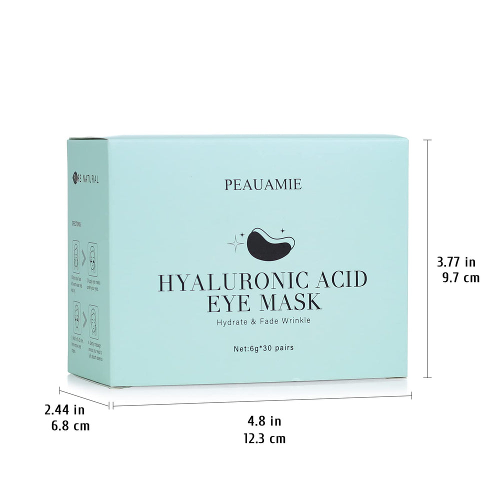 PEAUAMIE easy-use steps image demonstrates 15-20 minute patch routine