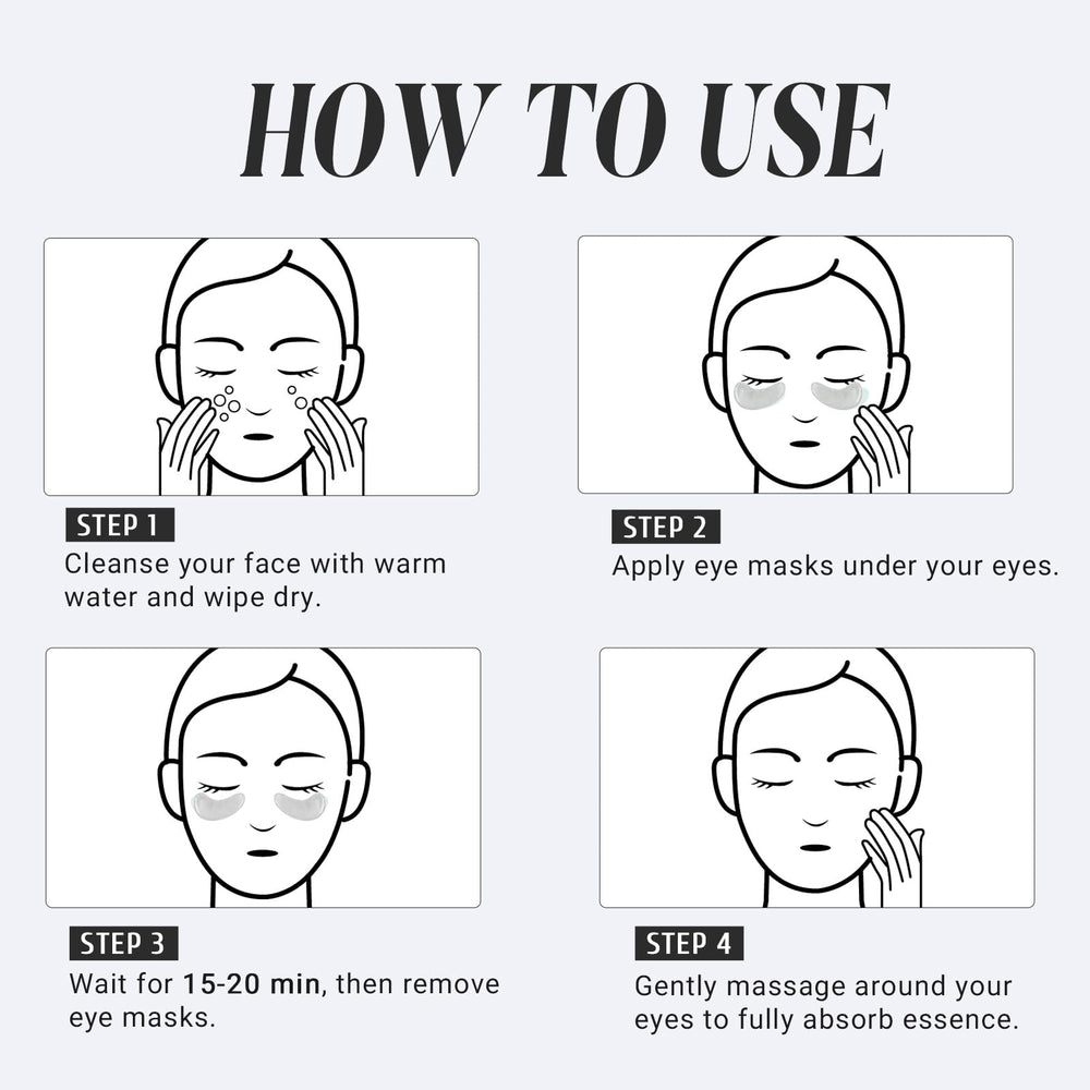 PEAUAMIE patches used during night routine for soothing care.