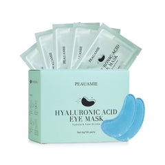 PEAUAMIE hyaluronic eye patches under-eye sheets deliver hydration and refreshing cooling relief
