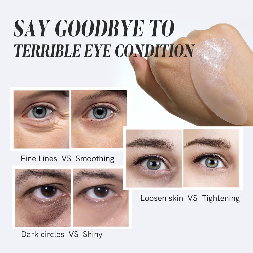 PEAUAMIE patches post-use essence absorbed, resulting in moisturized under-eye area.