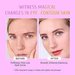 PEAUAMIE rose eye mask under-eye application shows soothing relaxation