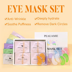 Peauamie eye patches vitamin C Witch Hazel application highlights brightness