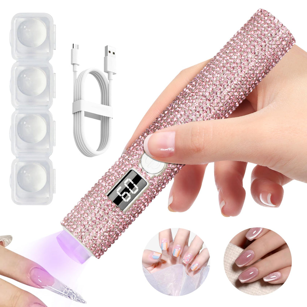Peccera handheld UV light gift-ready packaging for nail lovers.
