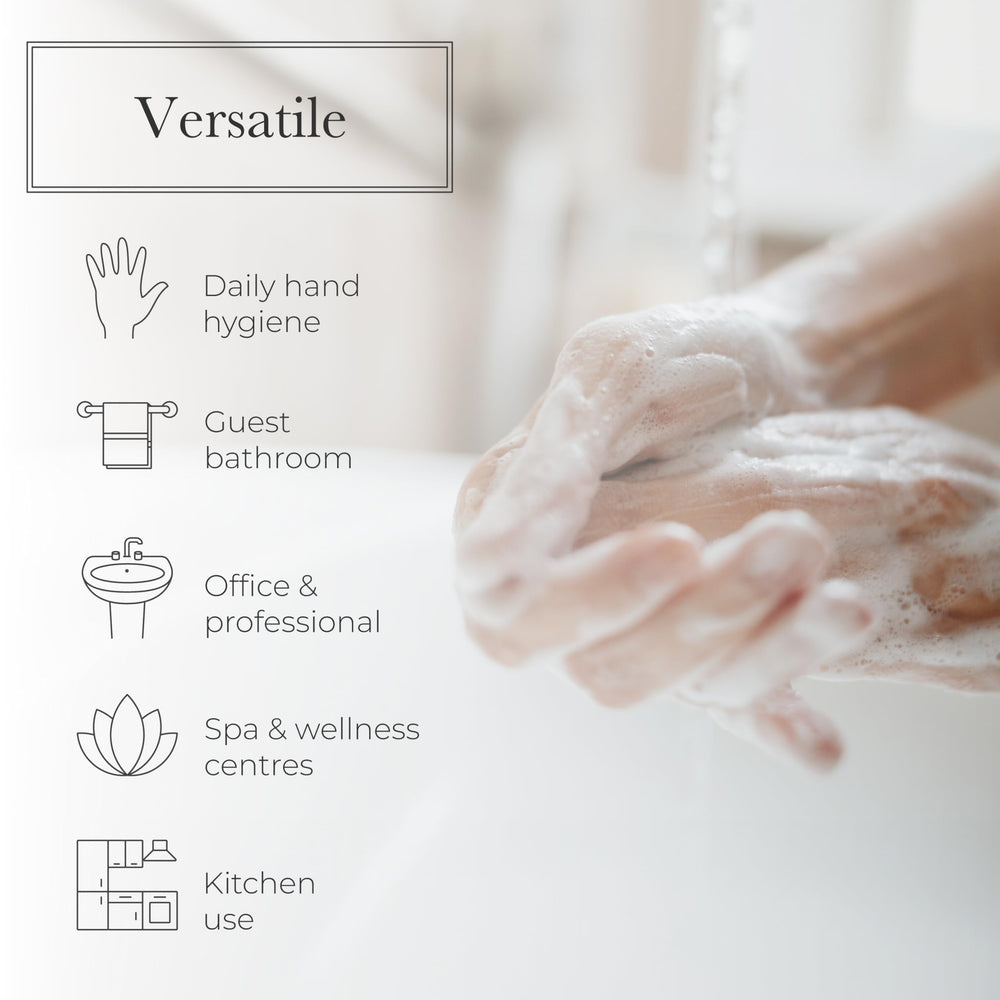 Pecksniff's Hand Wash label highlights glycerin and hydrating ingredients for moisture.