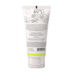 Pedestrian Project Walker’s Foot Cream application on dry feet to hydrate and soften skin