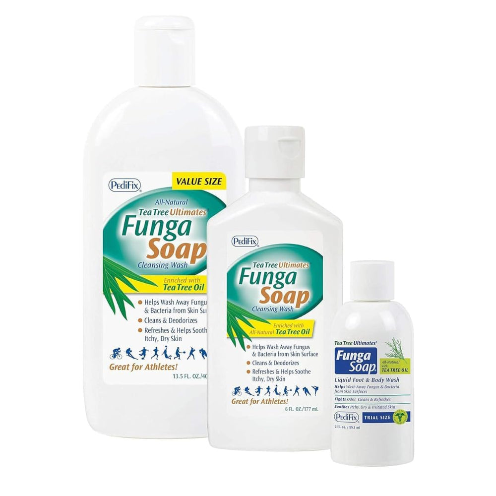 Pedifix FungaSoap large bottle offers long-lasting value for households.