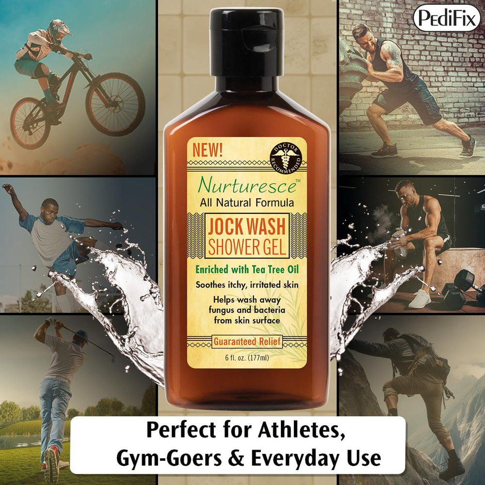 Pedifix PediFix Nurturesce Jock Wash soft scent conveys a clean, invigorating feel