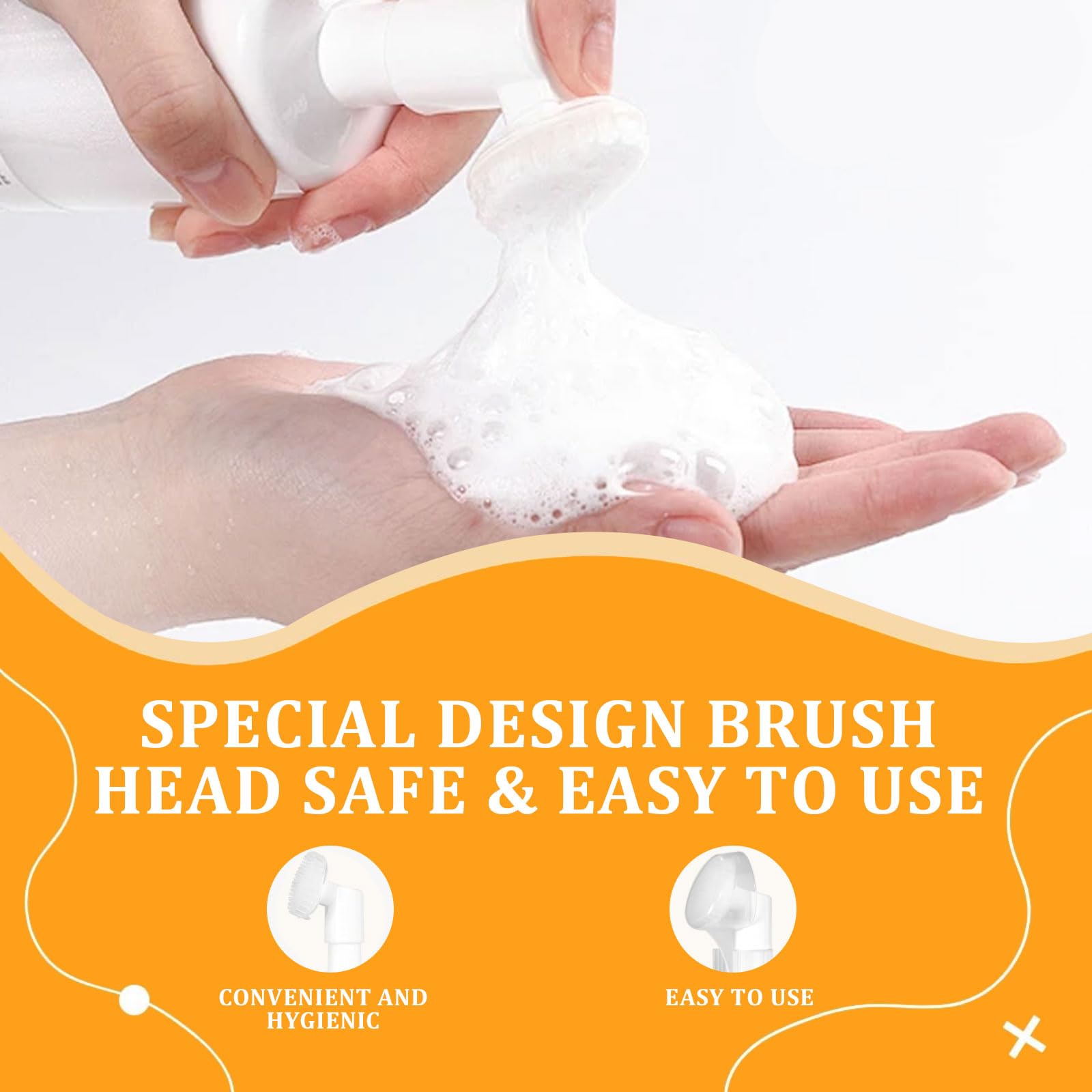 Peehss turmeric facial cleanser with brush boosts cleansing experience.