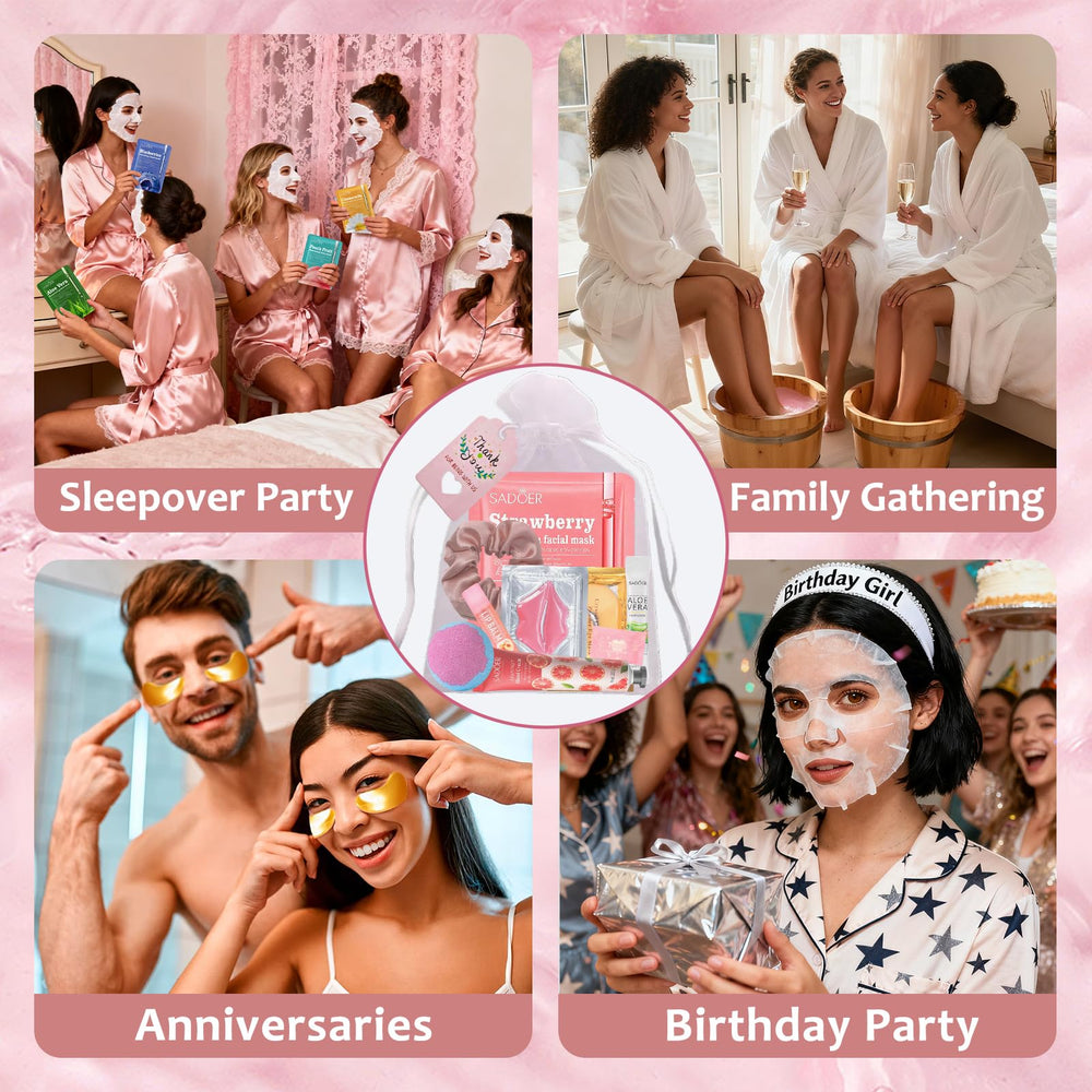 Peenice spa party organza bags for chic, gift-ready presentation.