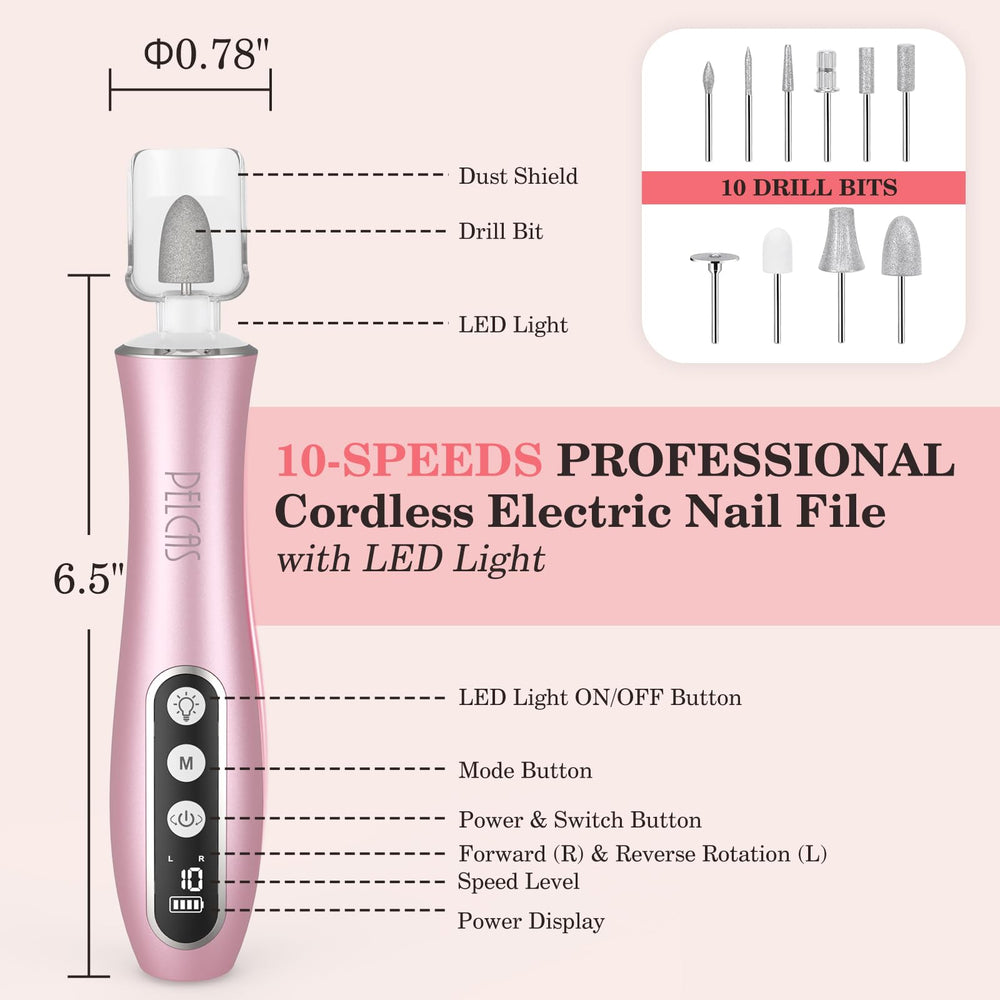 PELCAS dust shield and cleaning brush minimize dust during polishing.