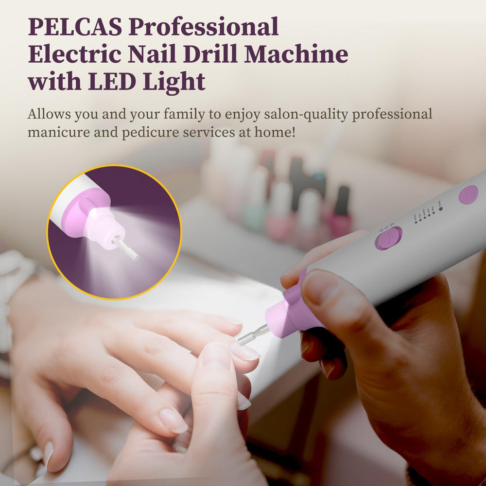 Pelcas ergonomic pen-style nail file comfortable in hand.