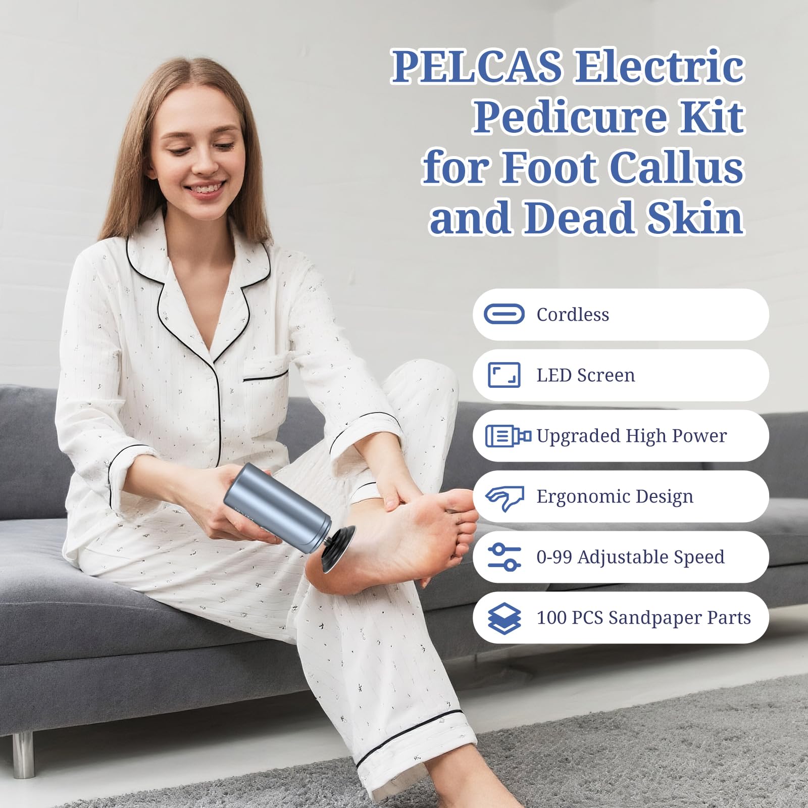PELCAS LED display shows speed and battery in real time
