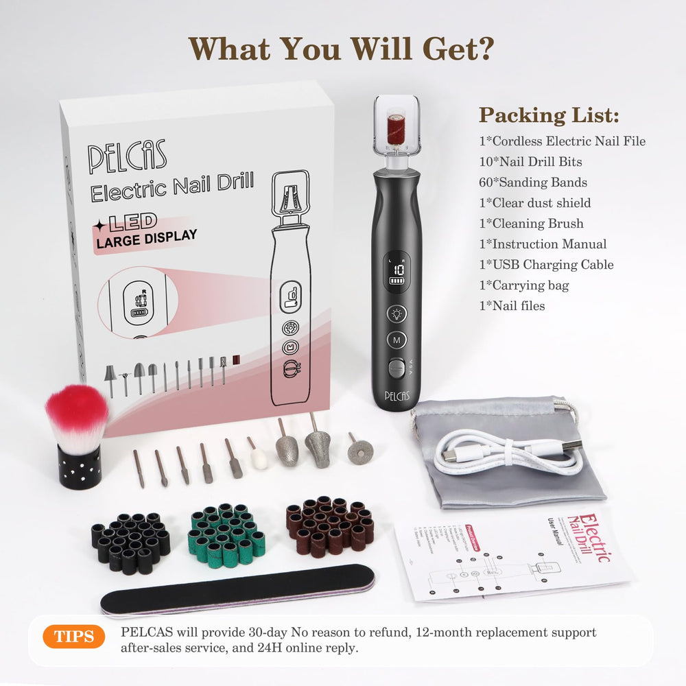Pelcas portable carrying bag makes travel manicures simple.